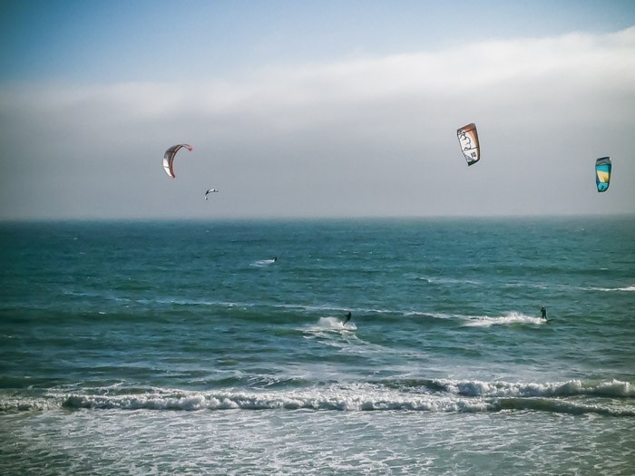 Kitesurfing in California