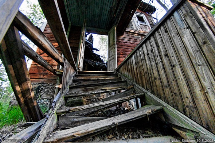 Collapsed Staircase by Niklas Sjöblom