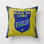 Rule 34 Labs pillow
