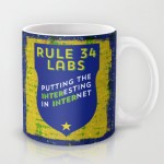 Rule 34 labs coffee mugs