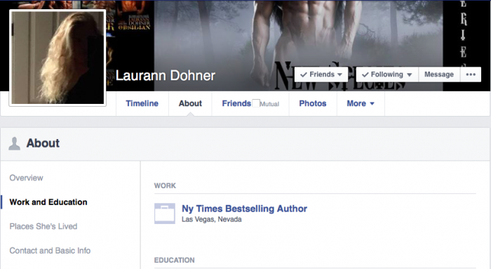 Laurann Dohner • Job Title NY Times Bestselling Author